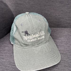 Ahead Spyglass Hill Golf Course Mesh Strapback Hat Mens One Size Green